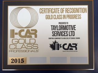 I-CAR Goldclass Profirst Collision Repair Certified by Honda of Canada