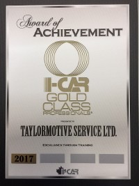 Logo of Taylor Motormotive Service Ltd, featuring a stylized car and the company name in bold letters