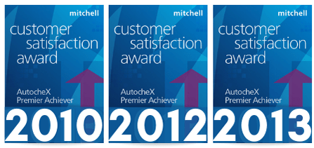 Autodesk Customer Satisfaction Award plaque featuring the company logo and recognition details for outstanding service